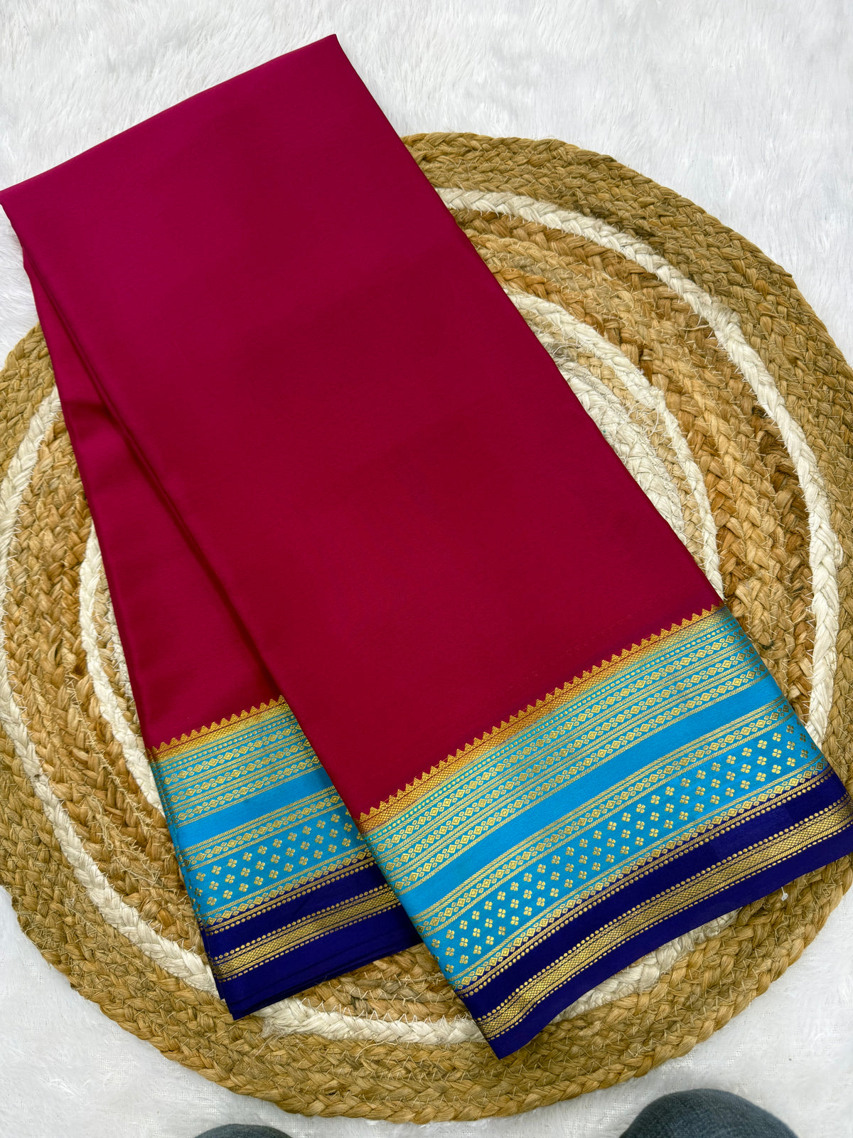 Mysore silk 3d pattern