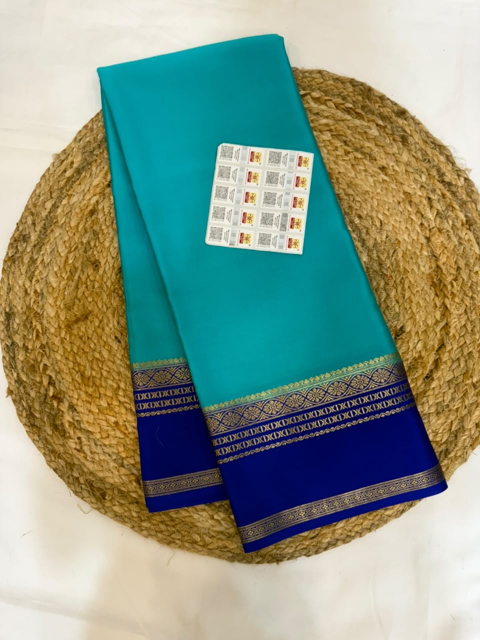Mysore silk sarees contrast pattern