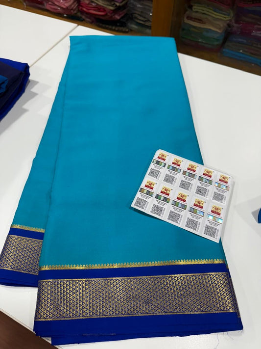 Mysore silk sarees with elegant color combinations
