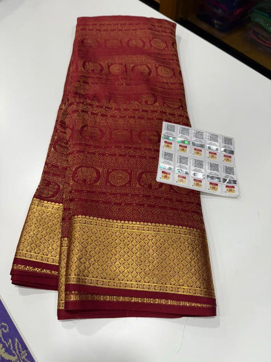 Brocade Mysore silk Saress