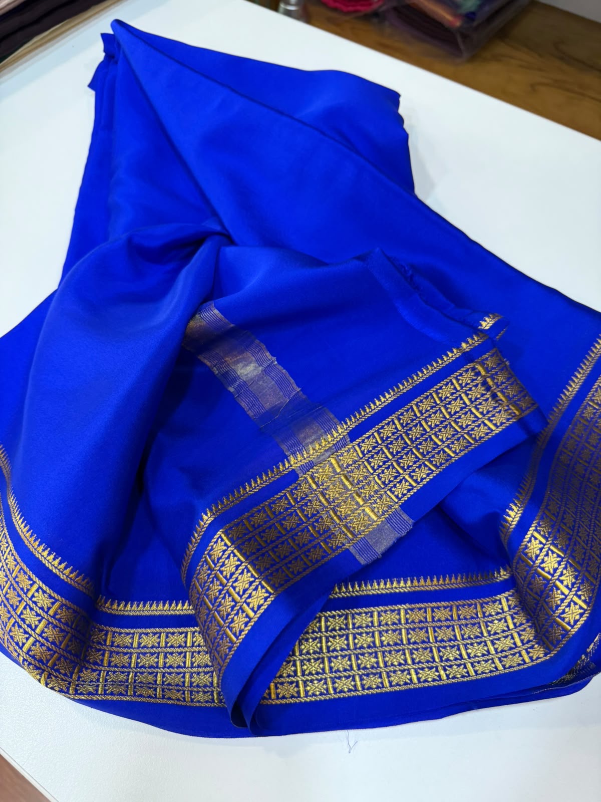 Mysore silk sarees self pattern