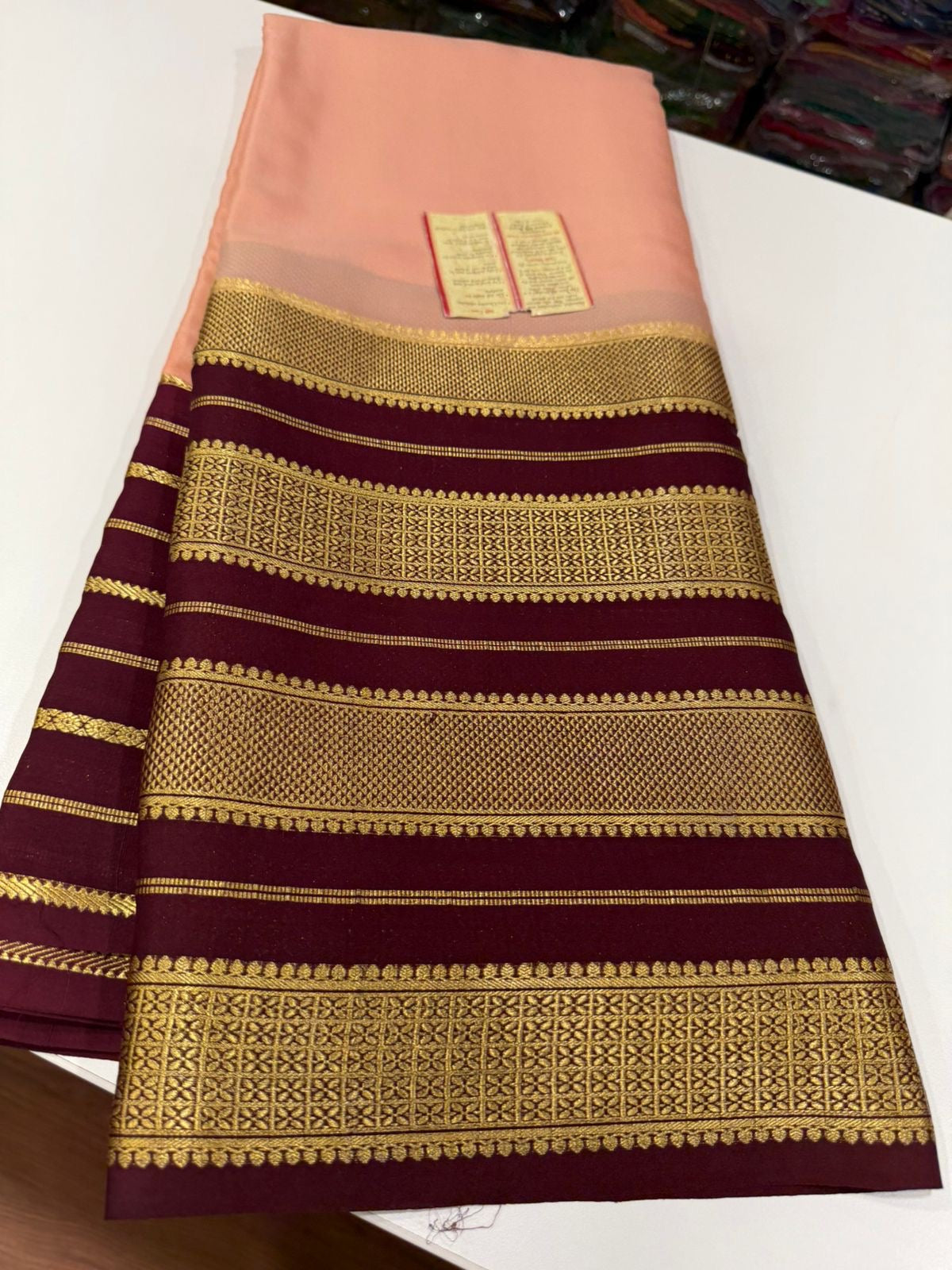 All over saree more zari consumption