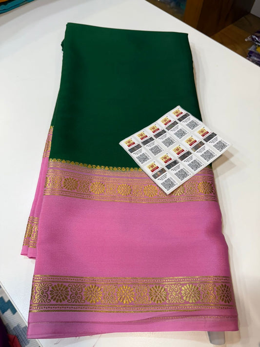 Mysore silk sarees Bentex pattern