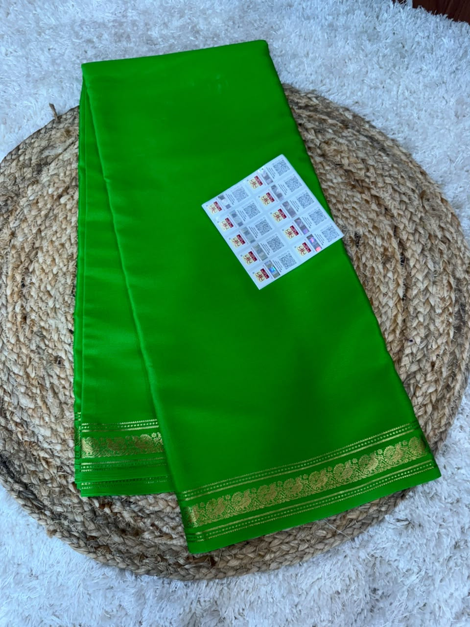 Mysore silk sarees premium zari pattern