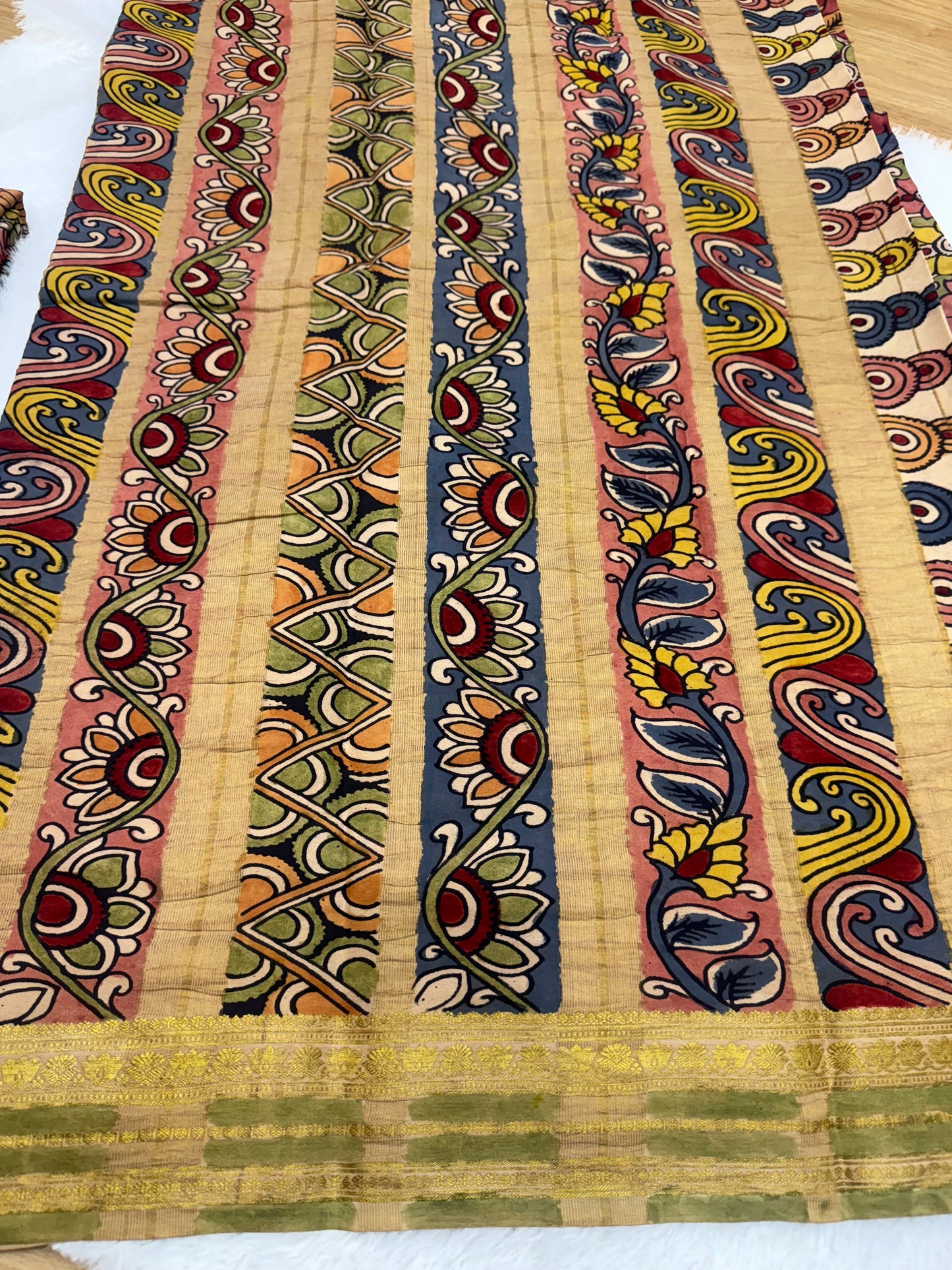 Kalamkari Mysore silk