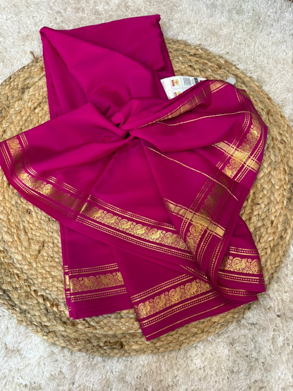 Mysore silk sarees premium zari pattern