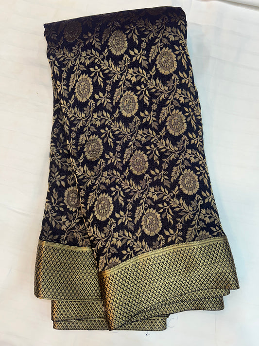 Brocade Mysore silk