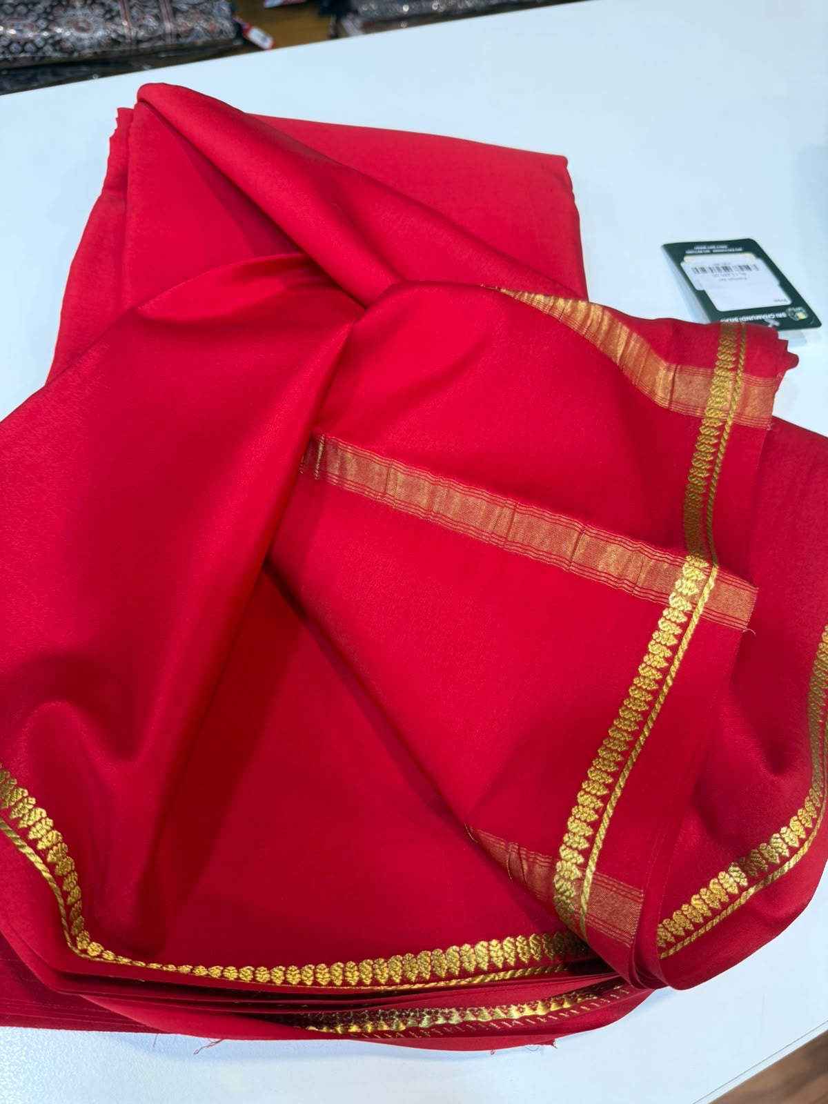 Mysore silk sarees self premium zari pattern