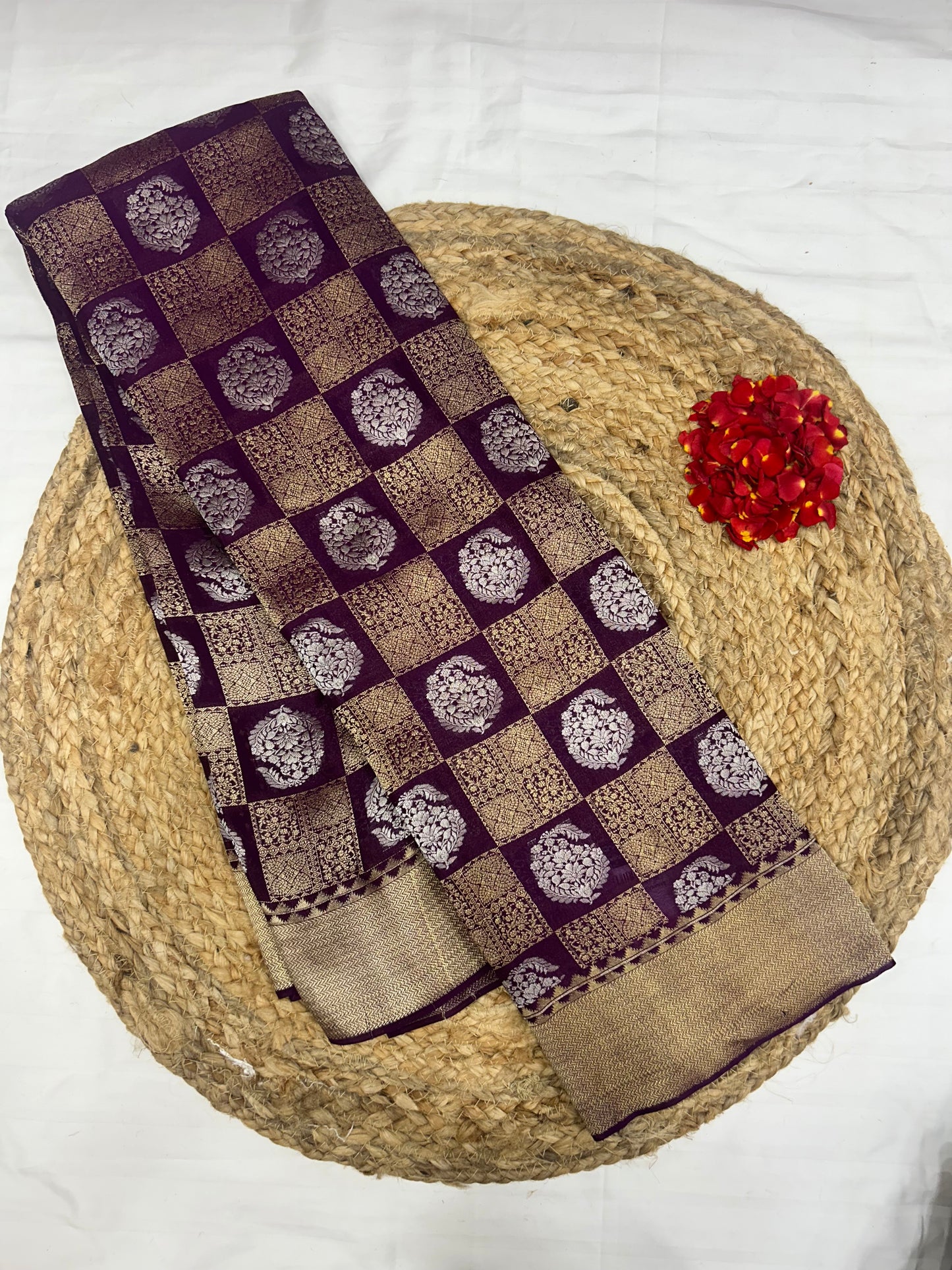 Banarasi brocade Mysore silk