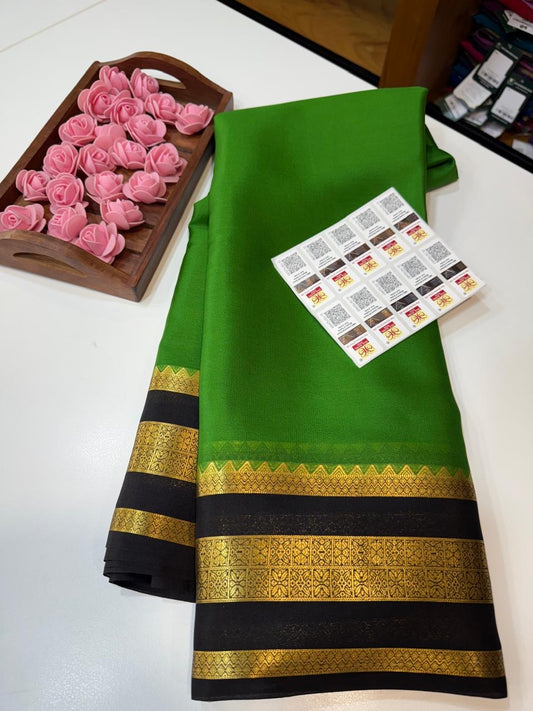Mysore silk sarees light weight pattern