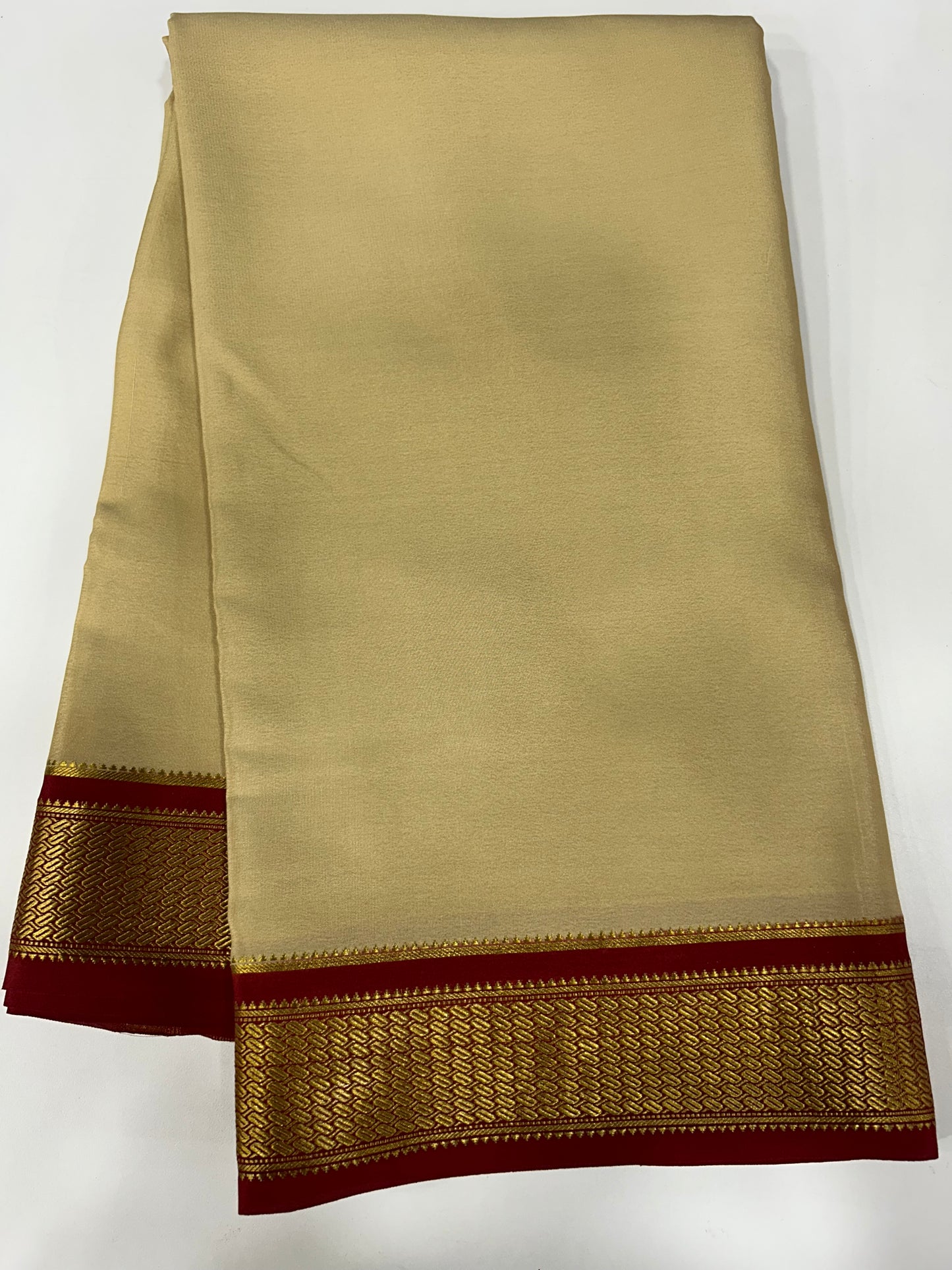 Contrast Mysore silk