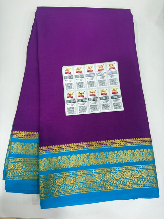 Thick border contact sarees