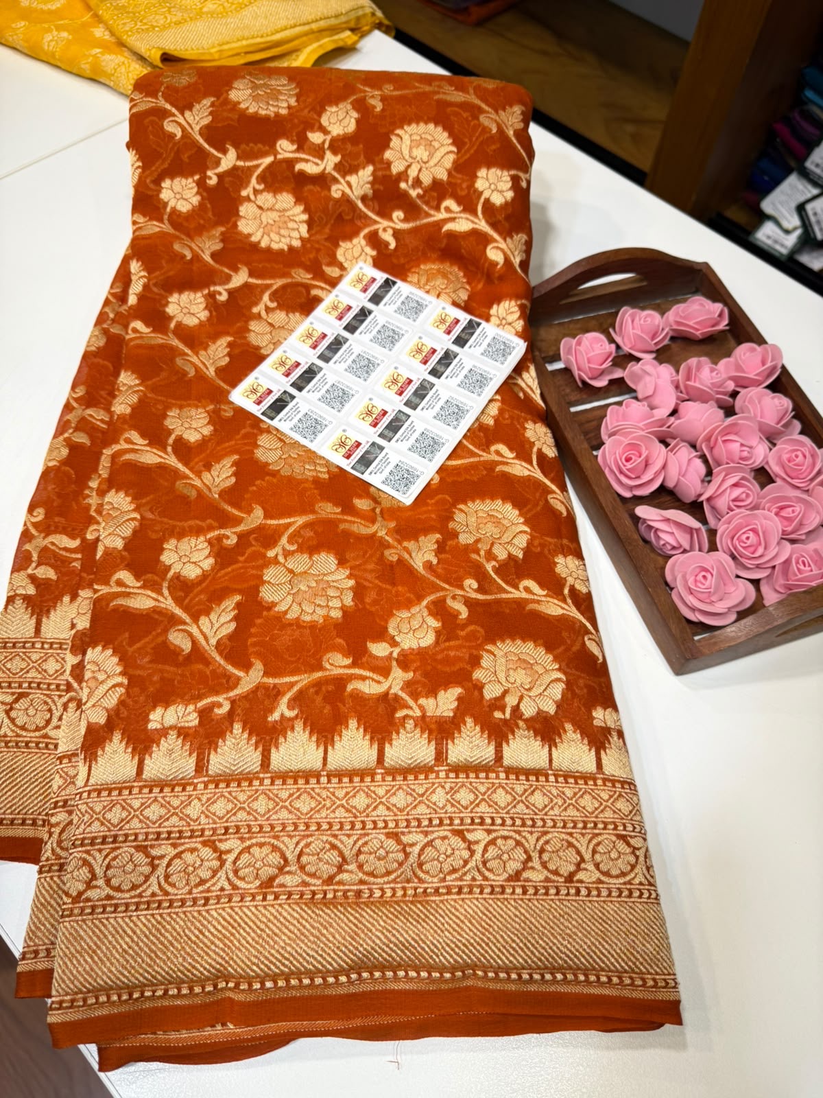 Khaddi Georgette sarees