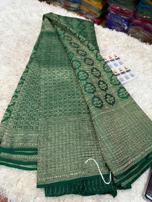 Brocade Mysore silk saree