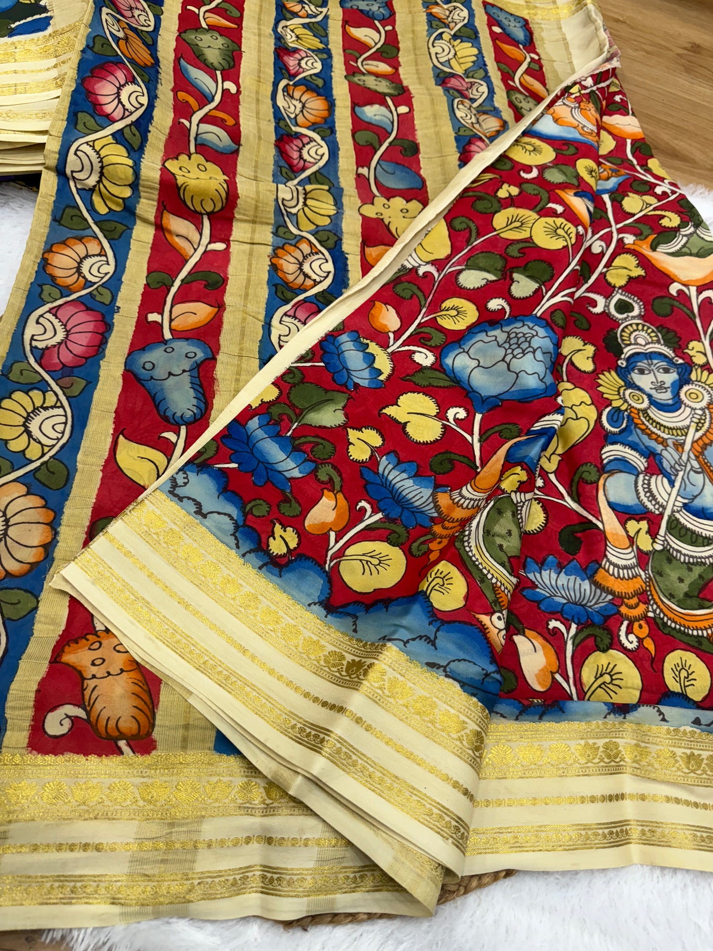 Kalamkari Mysore silk