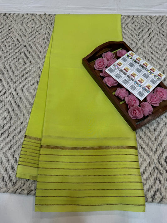 Mysore silk sarees self pattern