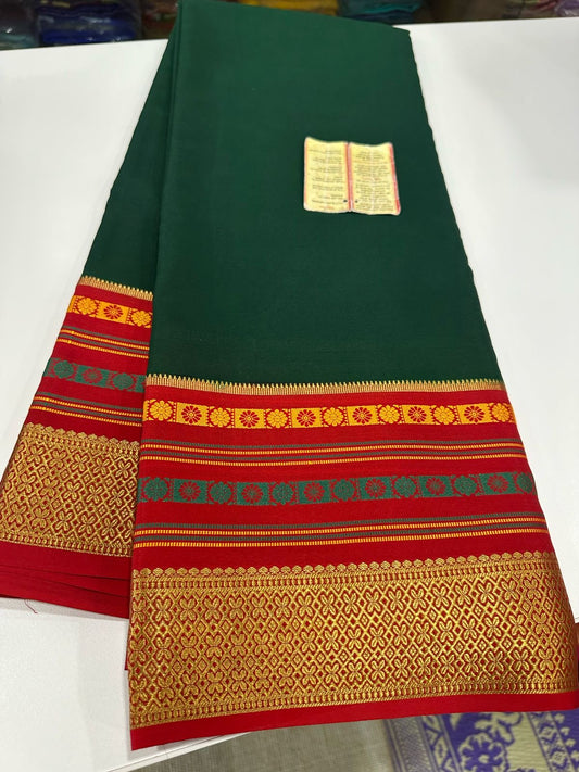 New Bentex pattern  mysore silk sarees with elegant color combination