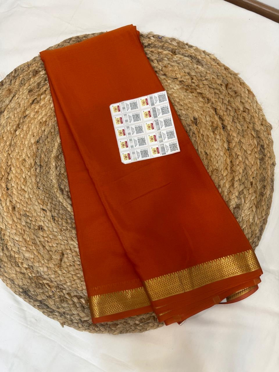 Mysore silk sarees light weight pattern
