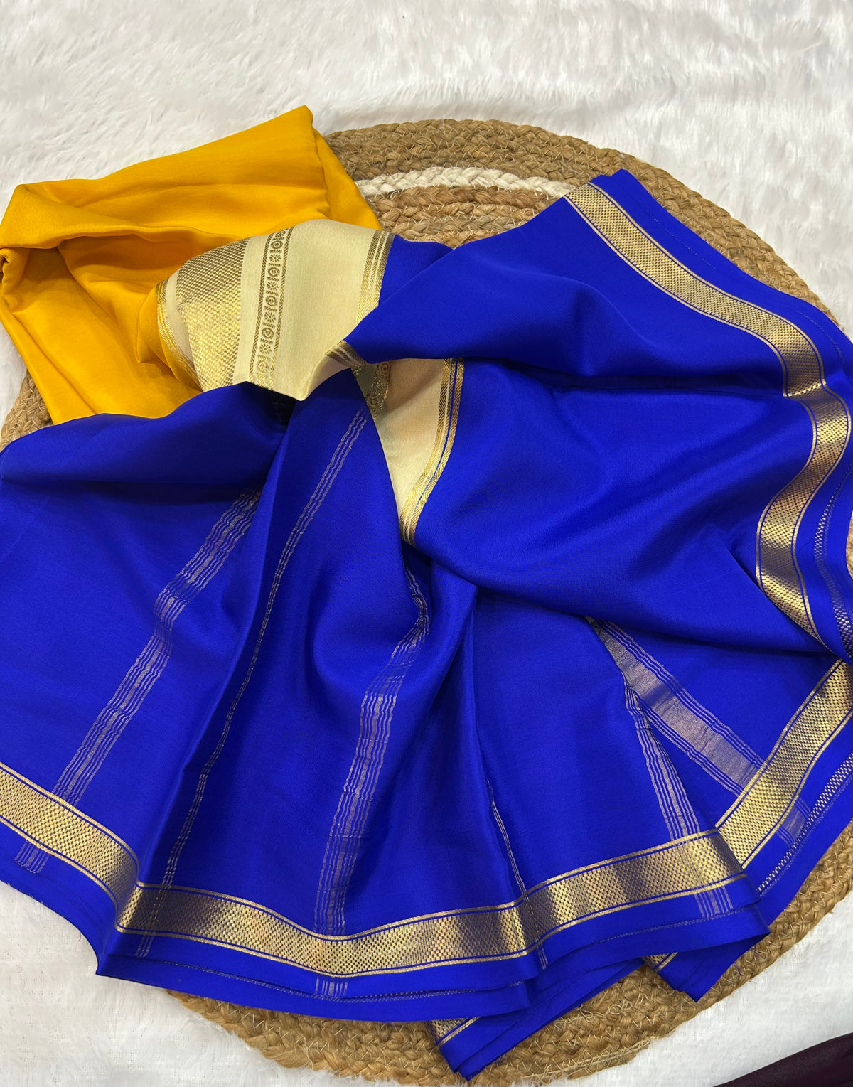 Mysore silk 3d saree