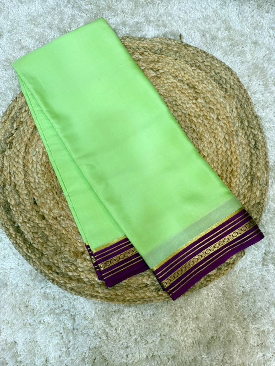 Mysore silk sarees contrast pattern