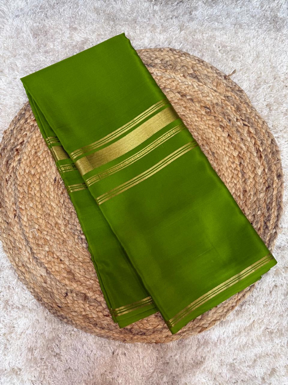 Mysore silk sarees self 3D pattern