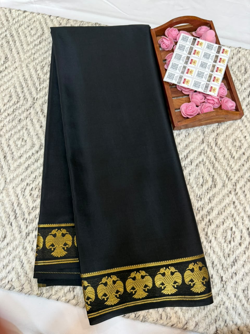 Mysore silk sarees self pattern