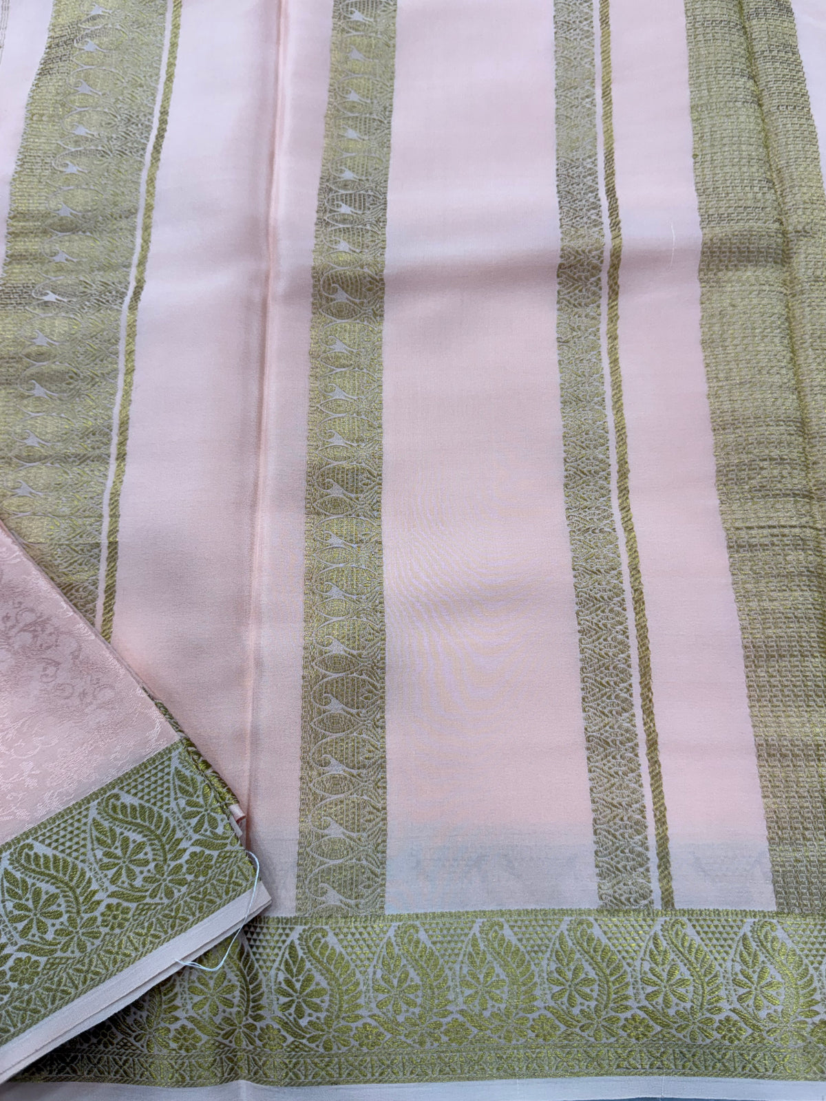 Embossed Mysore silk