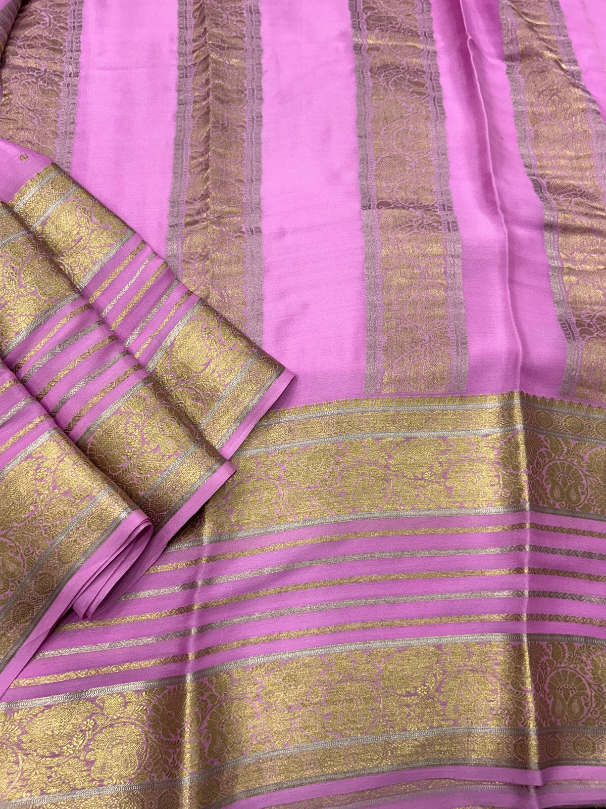 Mysore silk self butta