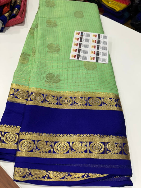 All over saree more zari consumption with beautiful color combination