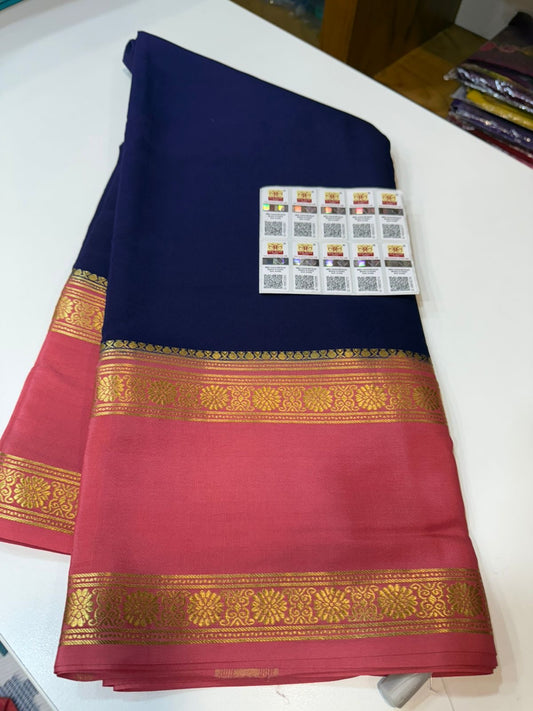 Mysore silk sarees Bentex pattern