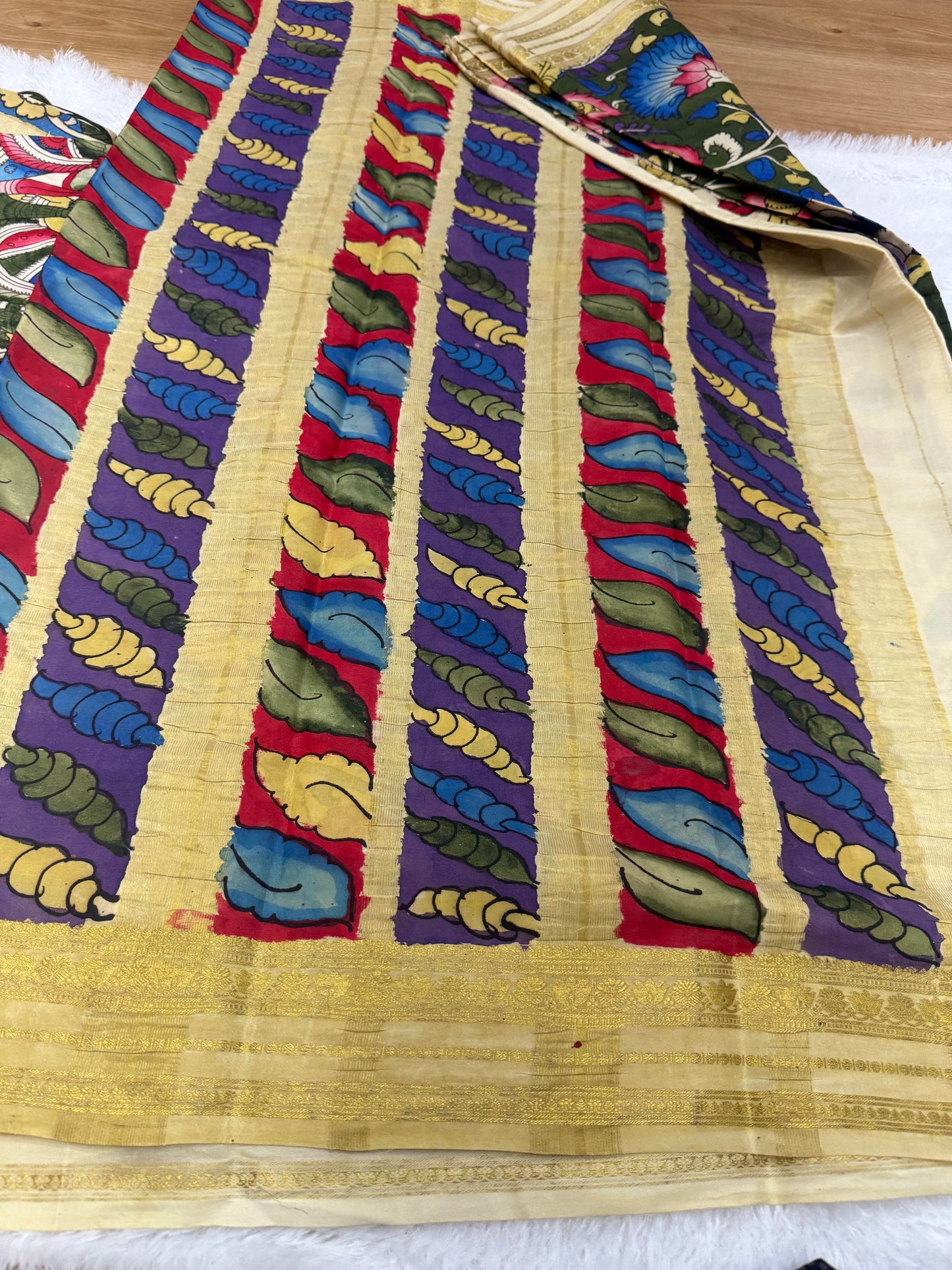 Kalamkari Mysore silk