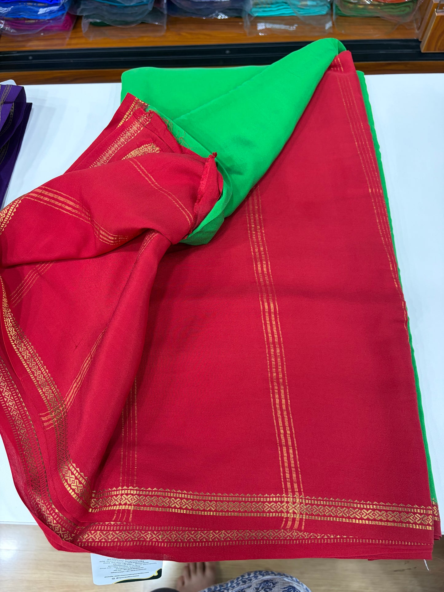 Pure Zari Contrast