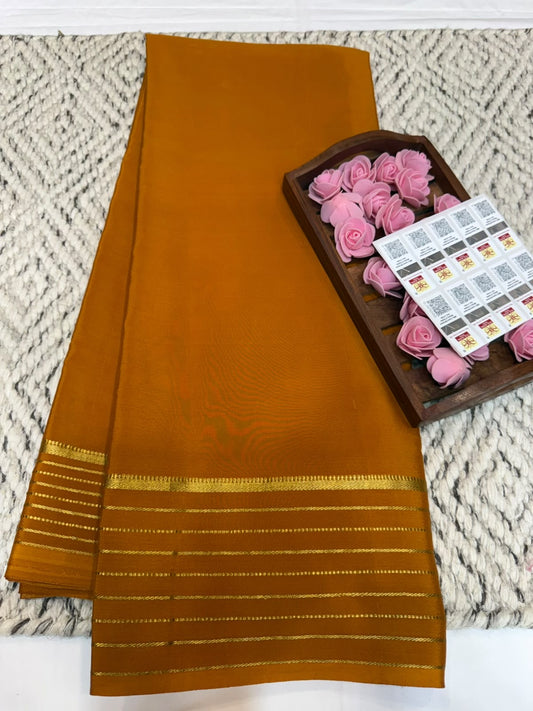 Mysore silk sarees self pattern