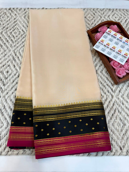 Mysore silk sarees 3D pattern