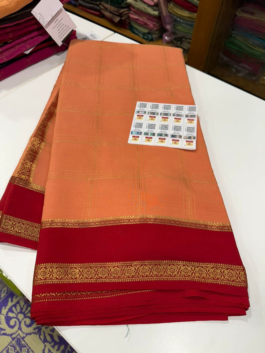 Pure Zari Mysore silk saree
