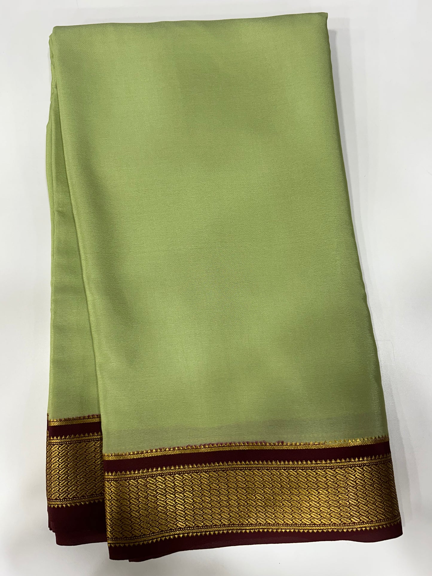Contrast Mysore silk