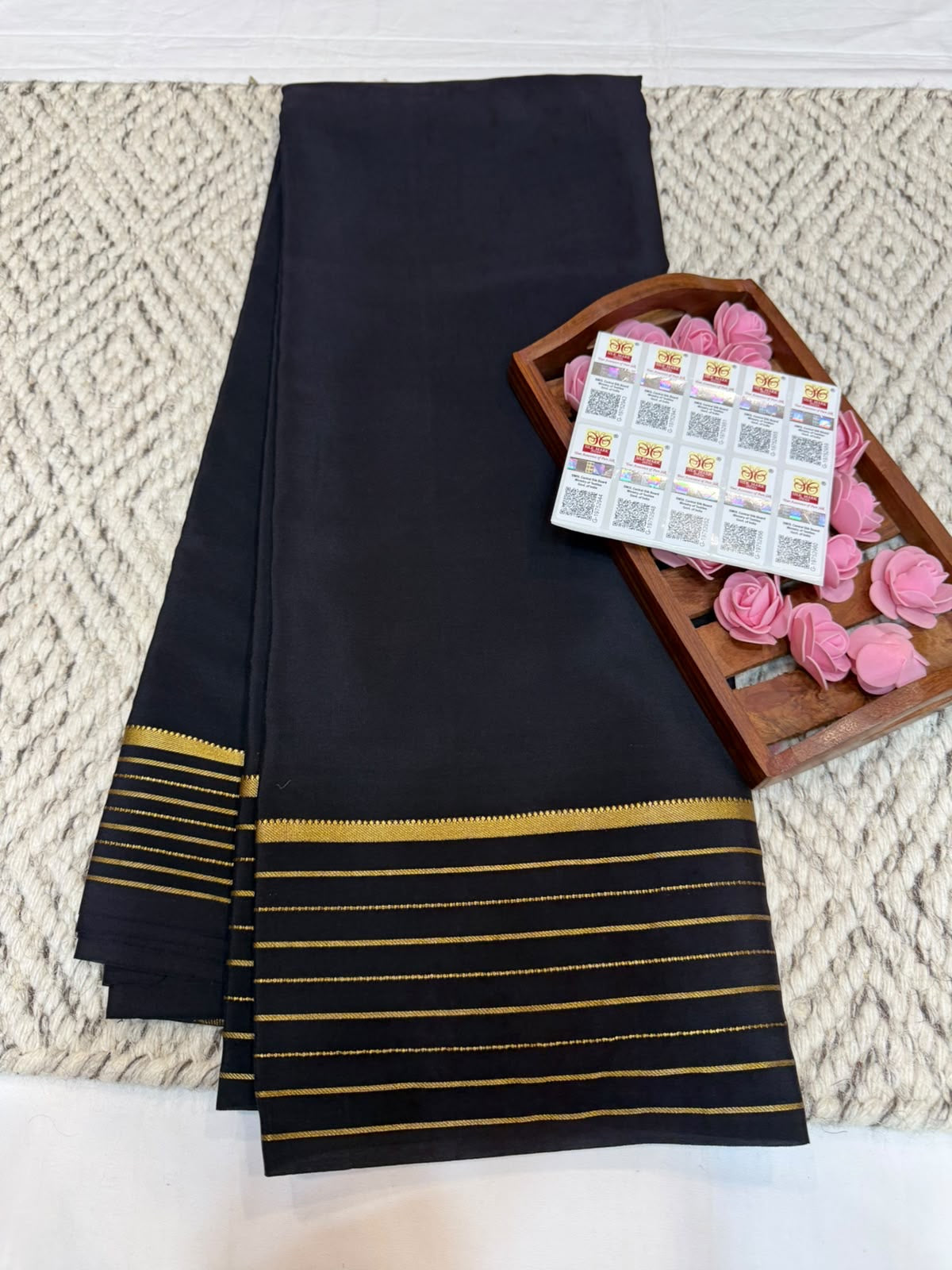 Mysore silk sarees self pattern