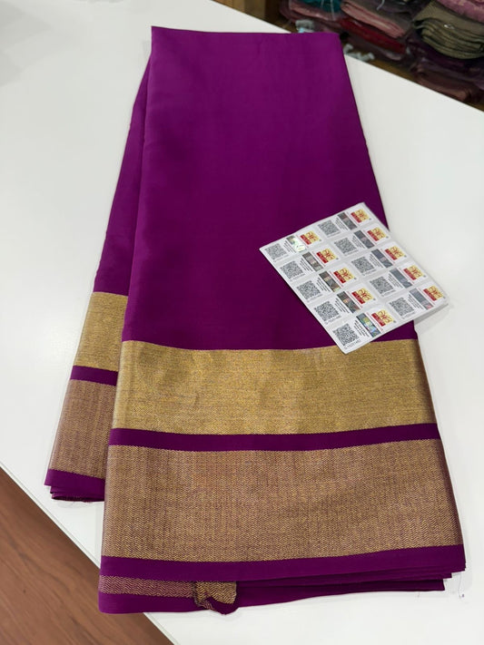 Kanchi border Mysore silk Saress