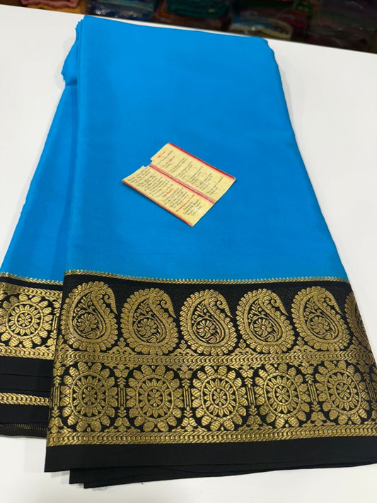 Exclusive pattern mysore silk sarees with elegant color