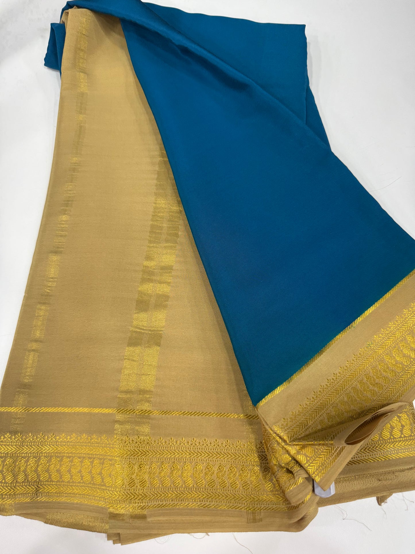 Gold lace sarees