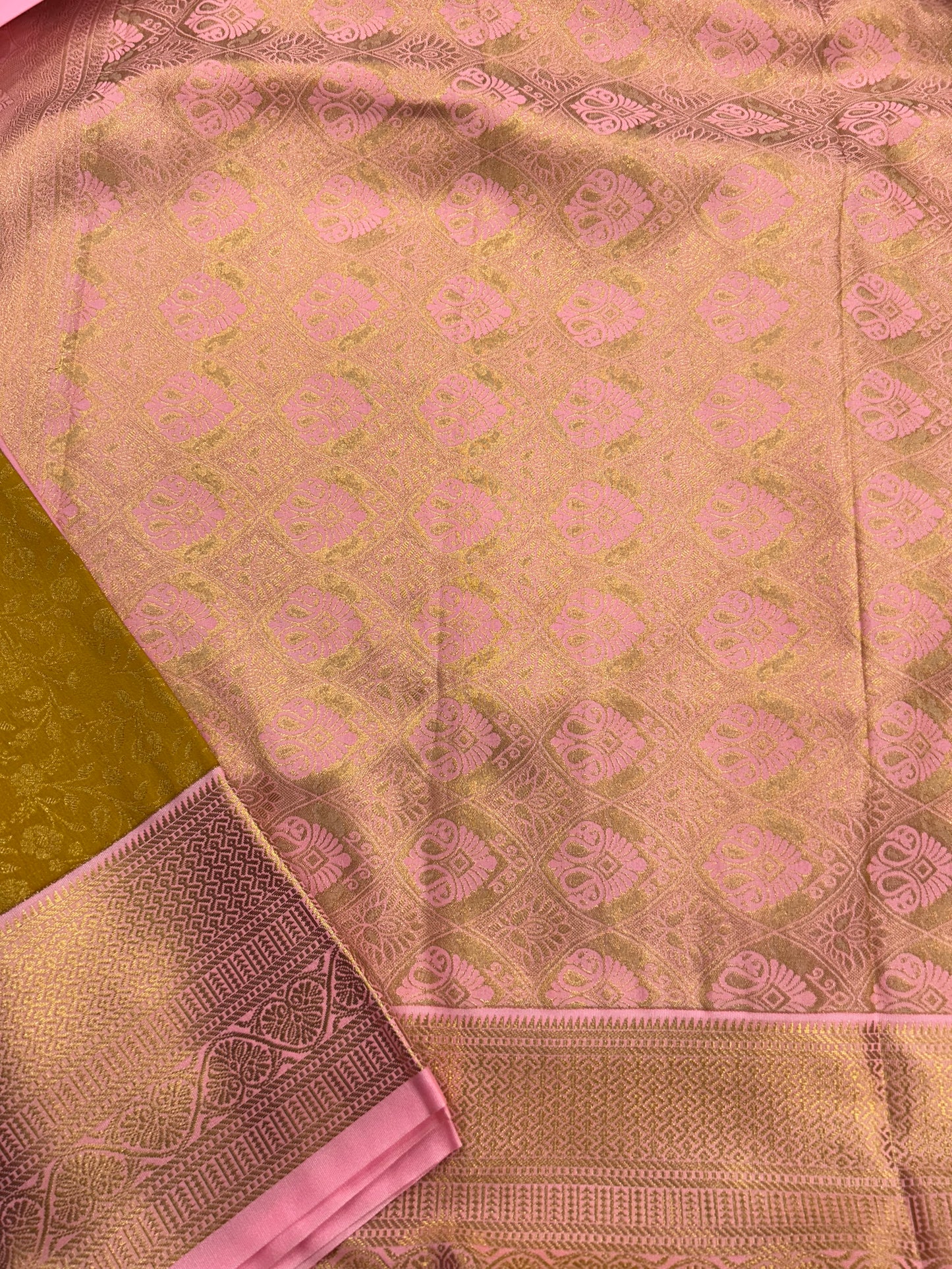 Semi silk floral butta saree