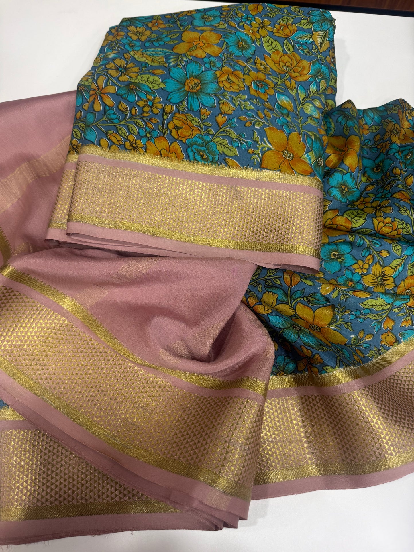 Digital print Mysore silk