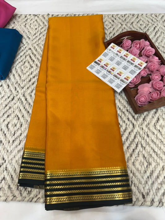 Mysore silk sarees light weight pattern