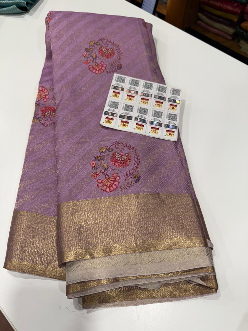 Brocade mysore silk saree