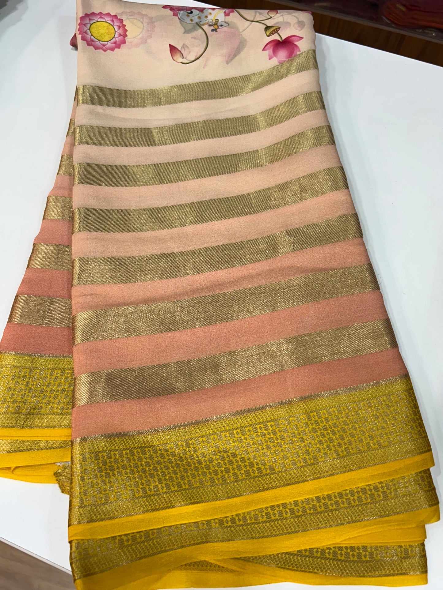 Digital Print Mysore Silk