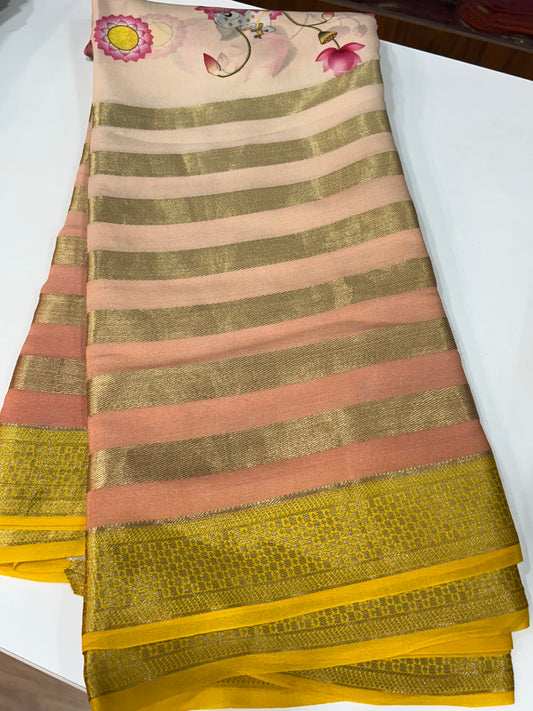 Digital Print Mysore Silk
