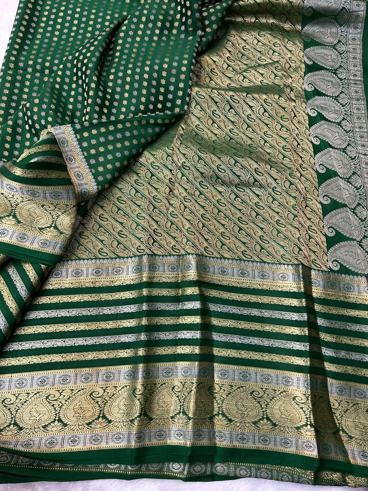 Mysore silk bentex floral Butta