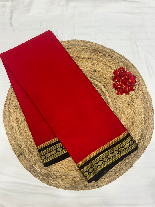 Mysore silk contrast