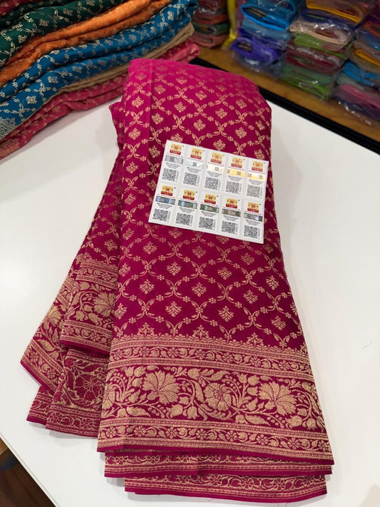 Mysore silk brocade sarees