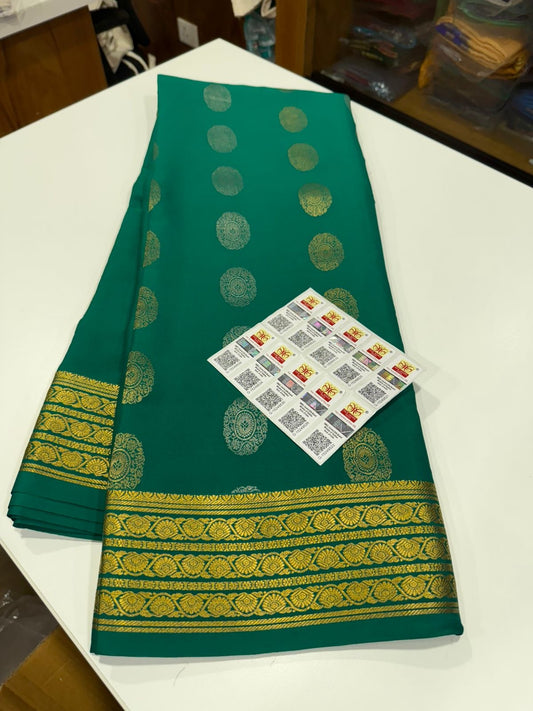 Traditional Mysore silk saree